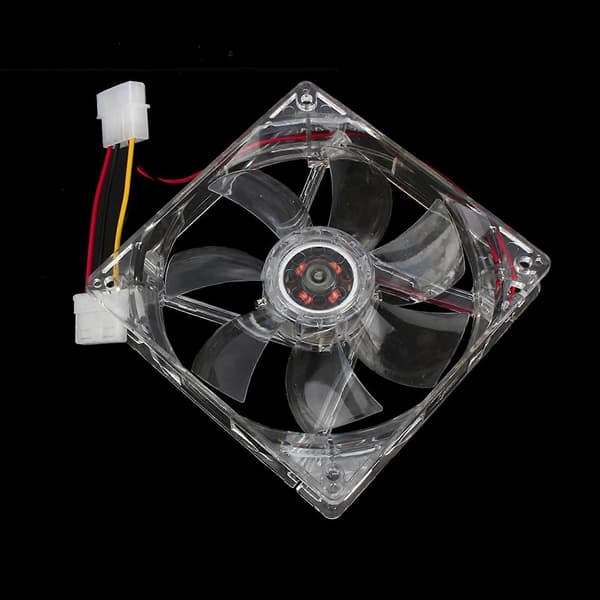 4-Pin DC 12V 120mm Blå LED Lys CPU PC Computer Køling Kabinet Blæser
