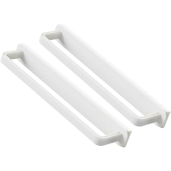 2 st Självhäftande Handduksställ Väggmonterad Push-pull Organizer Handdukshållare