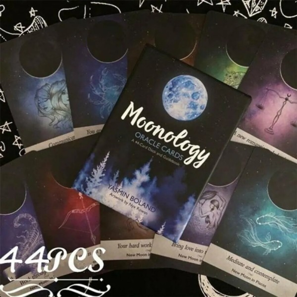 44 ST Tarotkort Tarotkort Moonology Oracle-kortlek