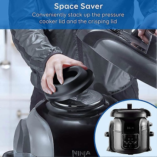 Silikonlokkholder Silikonlokkholder Trykkoker Tilbehør Kompatibel med Air Fryers 5qt, 6.5qt og 8qt