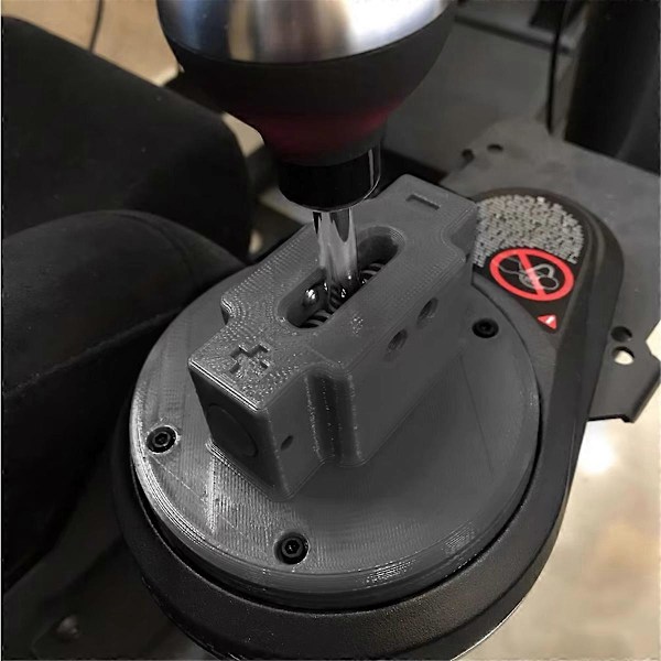 Simracing Spel Sekventiell Växelspaksplatta Mod Modifieringskit Uppgraderingstillbehör för Thrustmaster TH