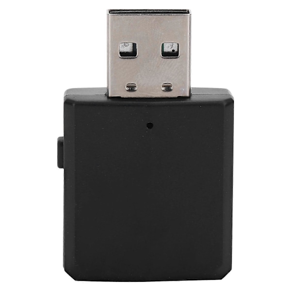 Bluetooth 5.0 Audio Receiver Transmitter USB Lydkort 3 I 1 AUX RCA 3.5MM Socket Adapter Sort