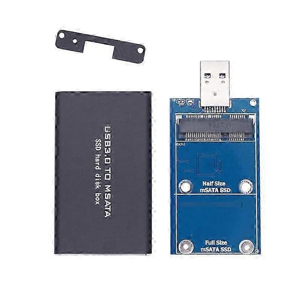 MSATA til USB USB 3.0 til MSATA SSD Kabinett USB3.0 til MSATA Kasse Harddisk Adapter M2 SSD Ekstern