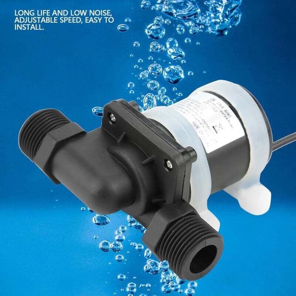 Mini DC 12V Cirkulerende Vandpumpe 40℃ 100℃