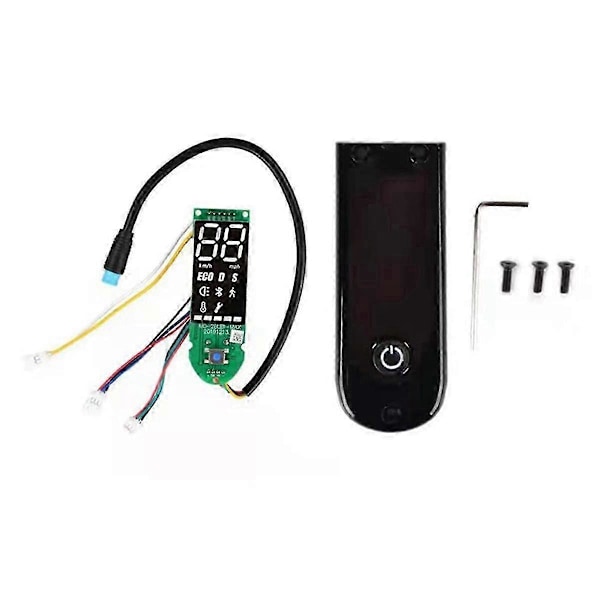 Udskiftnings Scooter Dashboard Printkort kompatibelt med Max G30 Elektrisk Scooter Reparationsdele Tilbehør + Cover