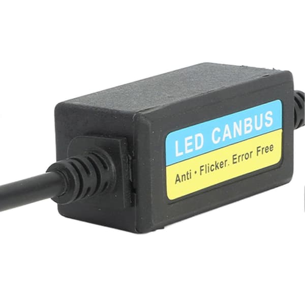 2 stk. Bremselysdekoder 12V Bremse Lampe Anti-flimmer Fejlannullerer Dekoder til 7443 T20 Stik Bremselys