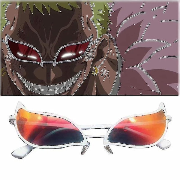 Donquixote Doflamingo Cosplay Glasögon Anime Pvc Solglasögon
