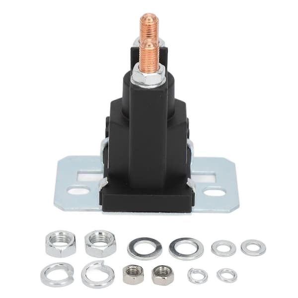 200A Starterrelæ Solenoid ABS Messing Terminal Post Type Starter Solenoid til Plæneklipper Gaffeltrucks 12V