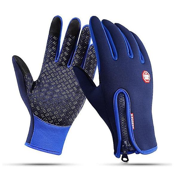 Vinterhandskar Vattentät thermal pekskärm Thermal vindtät varma handskar kallt väder Löpning Sport Fotvandring Skidhandskar 6 Xl