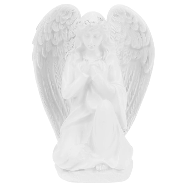1 stk. Resin Bedende Engel Dekoration Ornament Skrivebordsindretning til Hjemmekontor