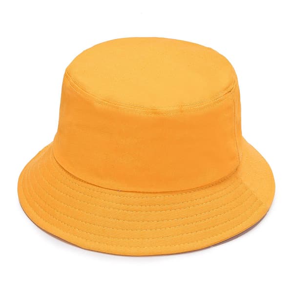 Fiskarhatt Unisex Solhatt Enfärgad Män Kvinnor (Gul)