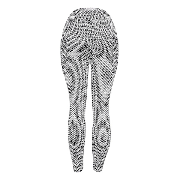 Tflycq Womens Stretch Yoga Leggings Fitness Löpgym Sport Full Längd Active Pants Gray XL