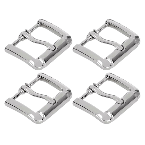 Vyön solki, yksittäinen piikki nahkahihnalle, tuulitakin korvaus DIY-tarvikkeet 20mm Hopea B016161018