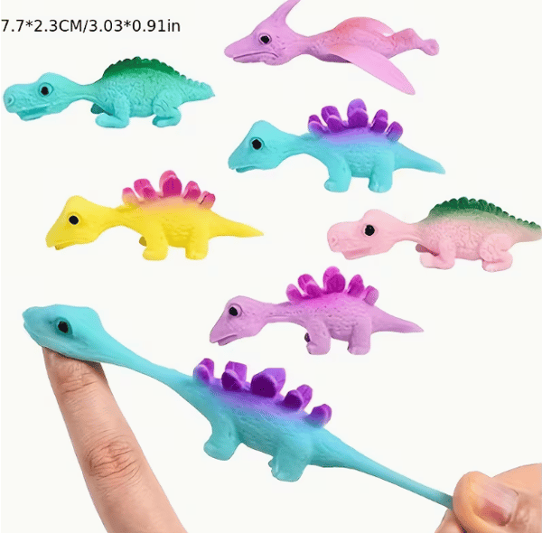 Opsendelse af dinosaur TPR finger opsendelse af dinosaur dyrefinger opsendelse af legetøj dinosaur legetøj finger elastisk legetøj