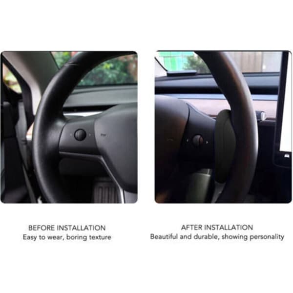 Zinklegering ratforstærker. Magnetisk installation. Autopilot. Erstatningsmodvægtsring til Tesla Model 3 Y