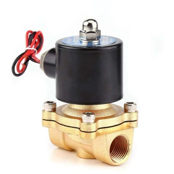 DC 12V 1/2\" Magnetventil Normalt Lukket Elektrisk Ventil for Gass, Drivstoff, Luft, Vann