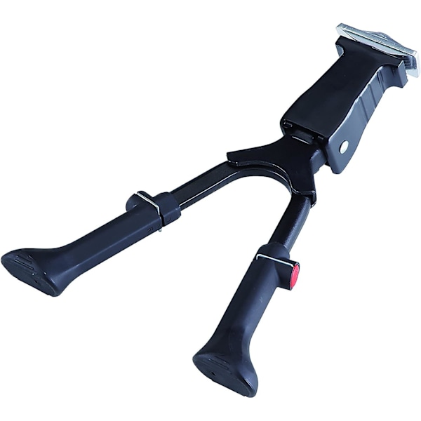 Dobbelt Krykke 26''-28'' I Aluminium - Justerbar Højde, Sort