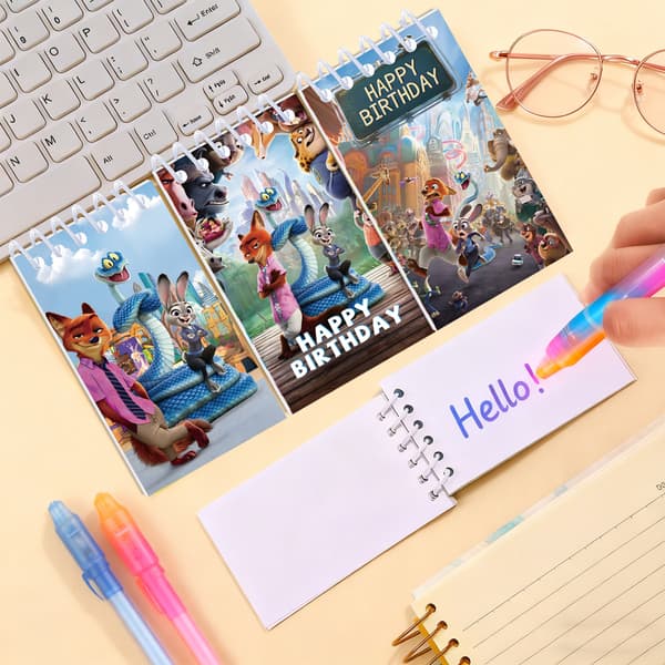 Zootopia-tema Kaninbetjent Notesbog/Swept Away Notesbog/Planlægger