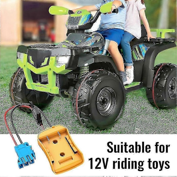 Peg Perego 20V Batteri Kabelhärva Adapter för Power Wheels 12AWG
