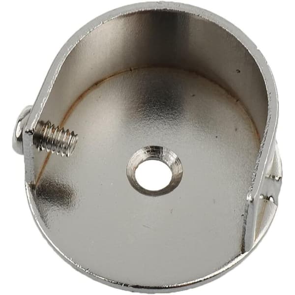 2-delade infällda gardinstångsfästen - 28 mm väggfäste