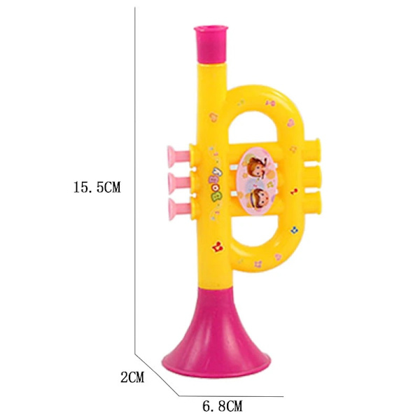 3 st baby leksakstrumpetinstrument