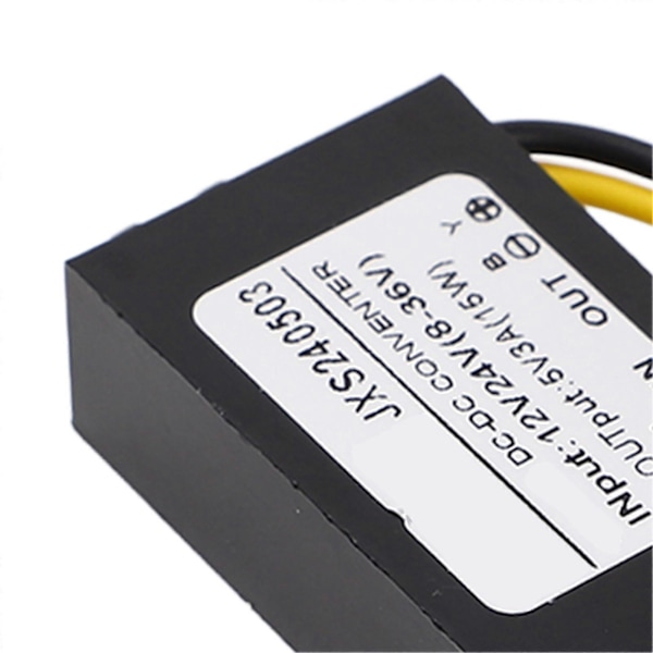 DC Buck -moduuli, tehokas jännitemuunninmoduuli 12 V 24 V - 5 V 3 A IP67 vedenpitävä