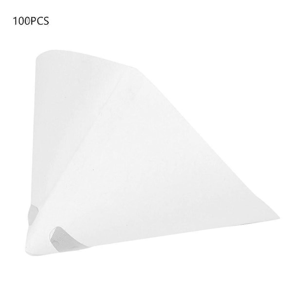100 stk. 100 Mesh Papir Maling Si Konisk Fint Filter Industriel Belægning Kegle Tragt