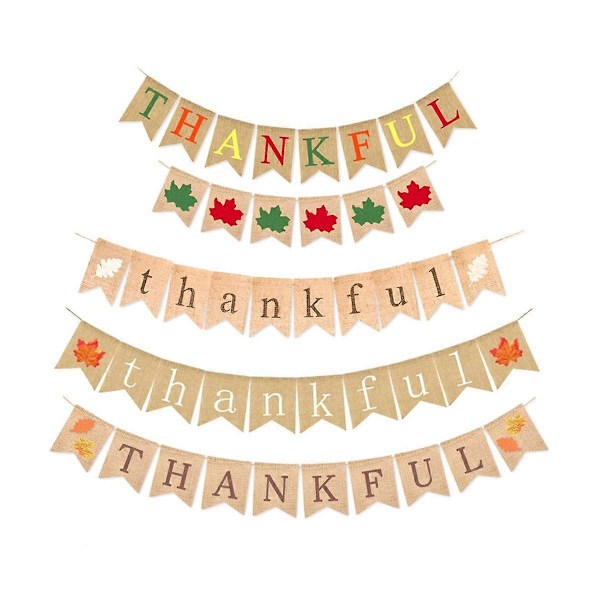 Happy Thanksgiving Banner Hengende Høst Høst Plakat Bakgrunnsbanner for Thanksgiving Day Party