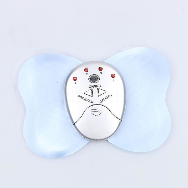 Tflycq Butterfly Design Kroppsmuskelmassager Elektronisk bantningsmassör Hälsovård Smal kropp Gå ner i vikt 4 LED-ljus Display