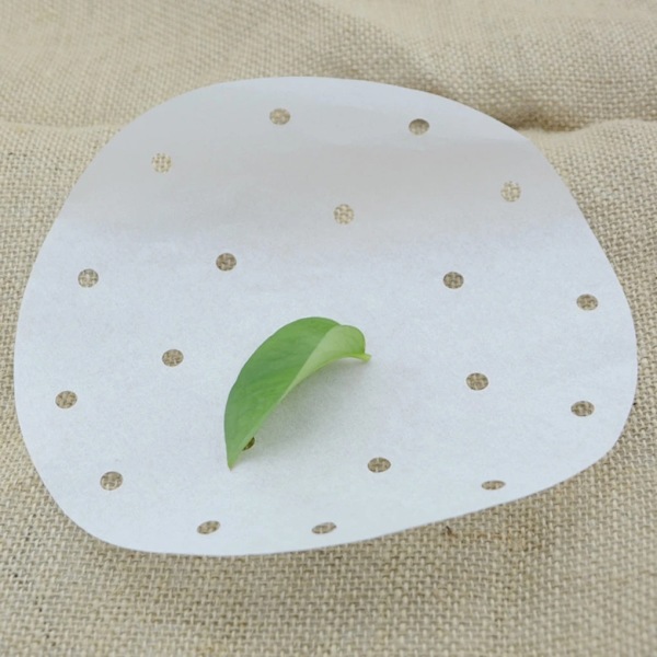 100st Air Fryer Liner Steamer Liner Papper Köksbakning white7 inch