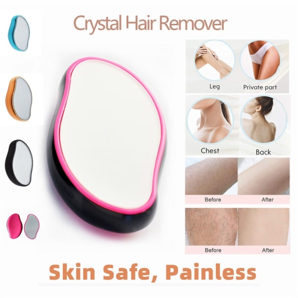 Crystal Hair Remover Fysisk borttagning Smärtfri säker epilator