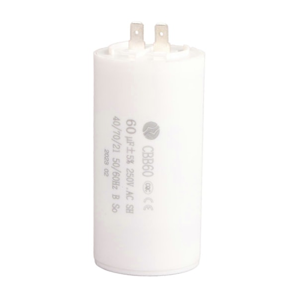 CBB60 Cylinderformet Driftkondensator AC 250V 60uF 50/60HZ til Motorpumpe