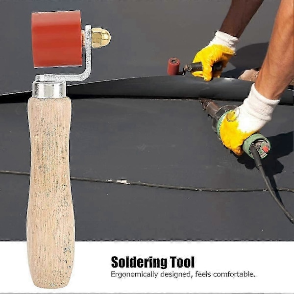 Handtrycksrulle, 28mm Silikontrycksrulle kompatibel med PVC/TPO/EPDM Takverktyg Golv T