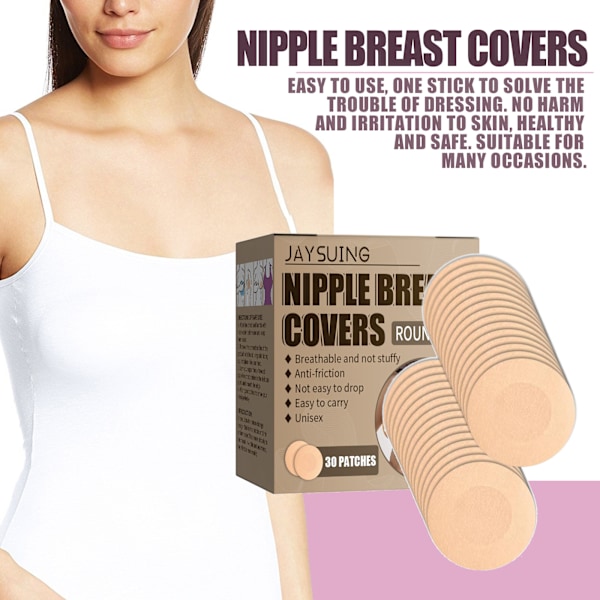 90 st Nippelöverdrag Andningsbara Osynliga Anti-dropp Nippelöverdrag Anti-utbuktnings Bröstskydd