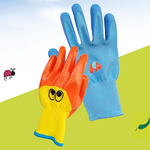 Farfi Kids Barn Skyddshandskar Trädgård Anti Bite Cut Collect Seashells Protector style 1