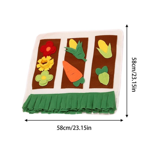 Fodermatta för husdjur Interaktiv foder- och fodermatta för kaniner Husdjurssniffningsdyna med halkfri botten Lämplig för illrar 4