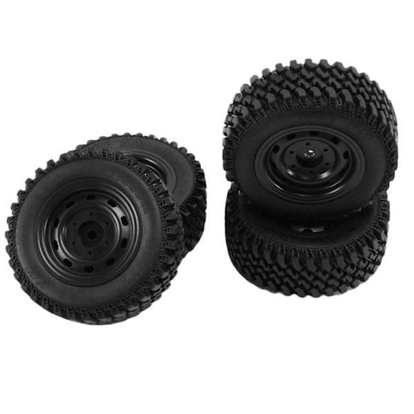 4 st Gummihjul Däckset för MN86 1/12 RC Bil DIY Uppgradering Reservdelar Tillbehör