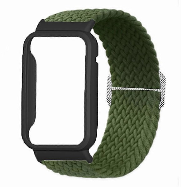 Typ K För Xiaomi Smart Band 8 Pro Klockarmband Flätad Nylonrem med Klockfodral