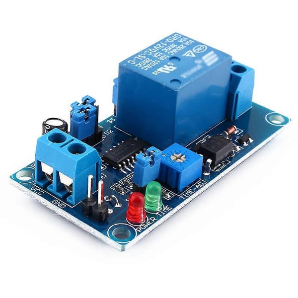 Het 12V DC Fördröjningsrelä Fördröjd Avstängningsbrytare Modul med Timer