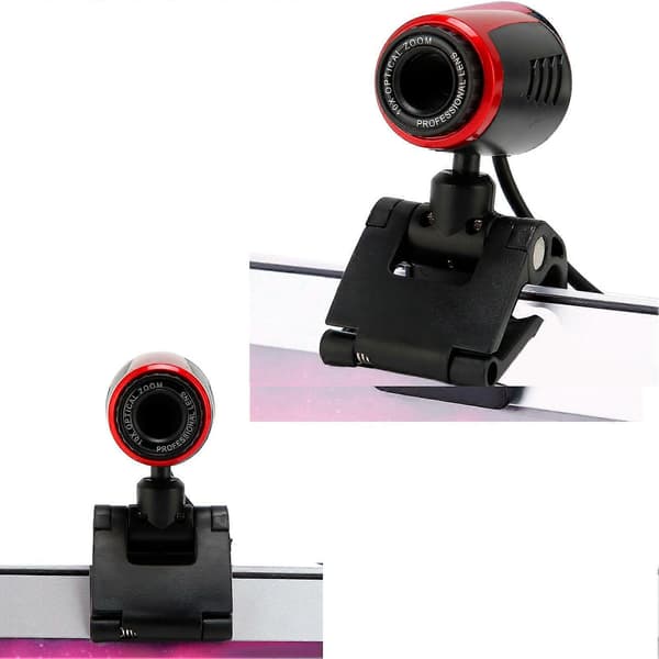 USB2.0 med MIC HD Webbkamera 360 Grader för Dator PC Laptop för Skype / MSN