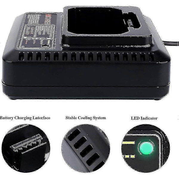 Lcs36 Lcs40 Batterioplader Til Black And Decker 36v 40v Max Lithium- Batteri Lbxr36 Lbx36 Lbxr2036