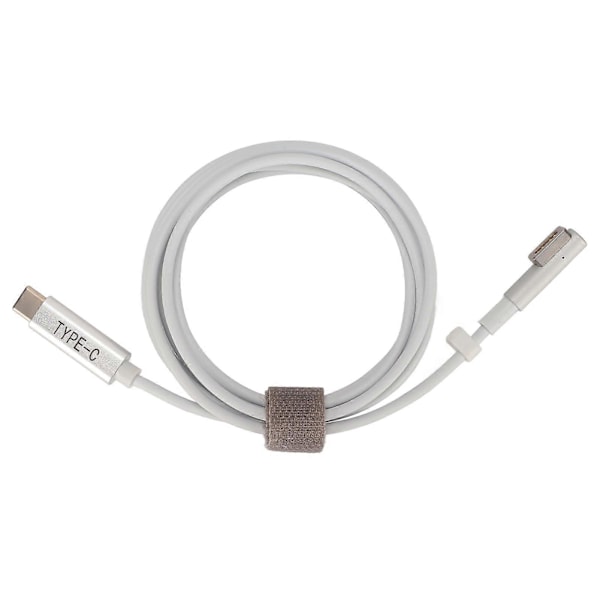 Typ C till Magnetisk T för Macbook Typ C Hane till för Magsafe 2 45W PD Snabbladdning PVC Laddningskabel Första Generationen
