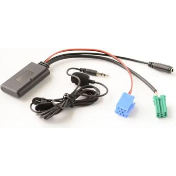 För Renault Updatelist: Bluetooth ljud/telefon AUX-kabeladapter AUX Bluetooth