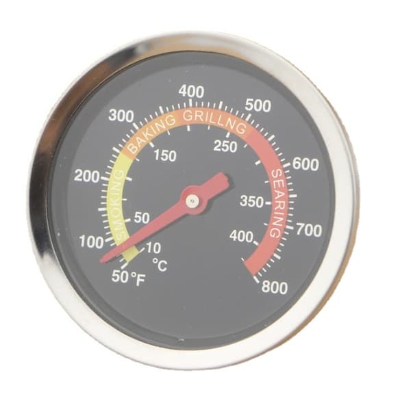 Weber Grill Termometer Låg Genesis 50~800 Rustfrit Stål Grill Termometer Temperaturmåler til Grilning