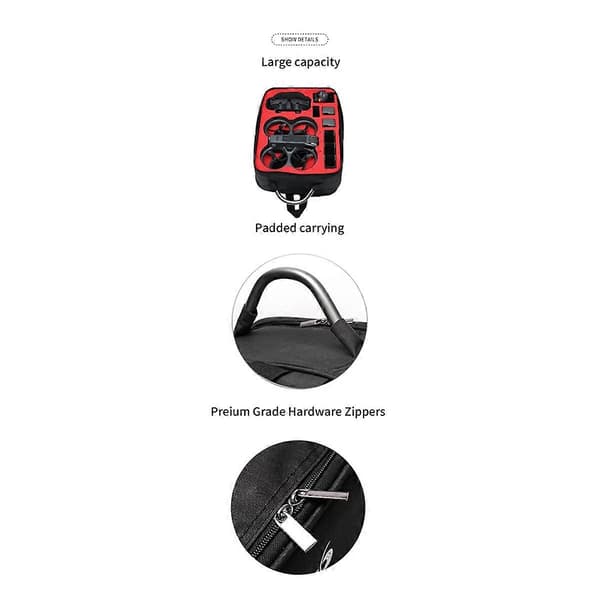 För DJI Avata 2 Fjärrkontroll Förvaringsväska