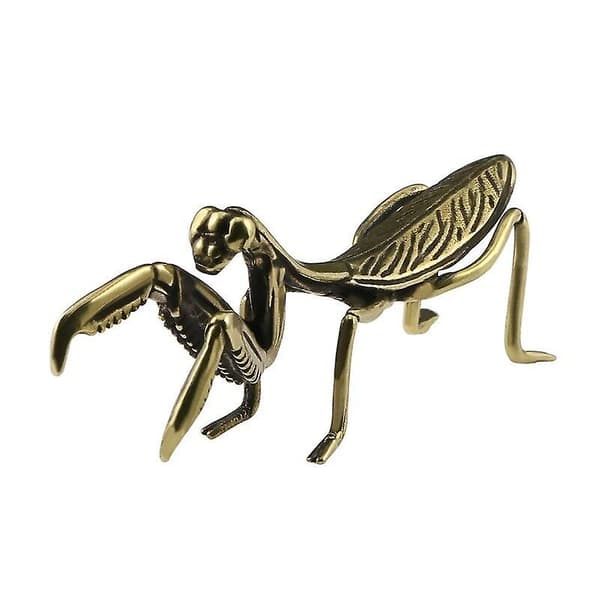 Messe Mantis Figur Statue Dyrefigurer Leker Hjem Skrivebordsdekorasjon