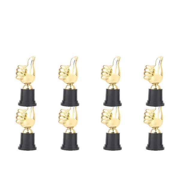 8 st Trofé Fotbollstrofé Uppmuntran Mini Segertroféer Priser 13 cm Hög för Hem De