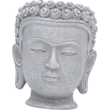 Blomsterpotte formet som et Buddha-hode