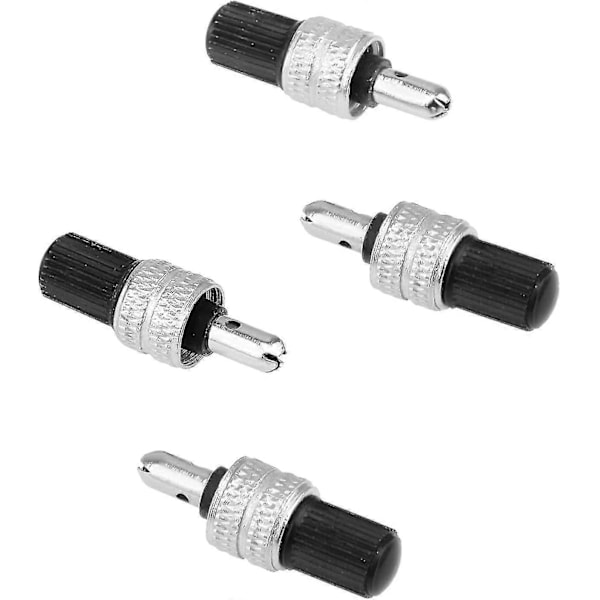 16-delars cykelventil Dunlop komplett set, adapter cykelventil + muttrar + ventil