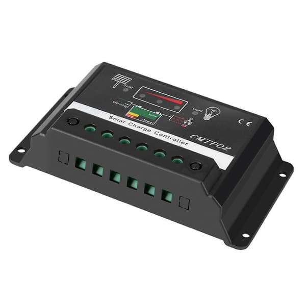 Bærbar Sikkerhed 30A 12/24V Solpanel Batteri Regulator Lade Controller